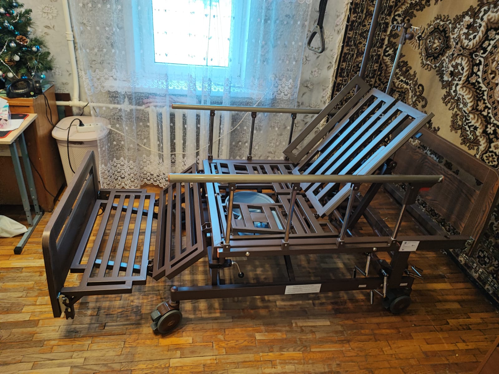 Кровать механическая медицинская функциональная с принадлежностями  NV 6 MT (E-45A)