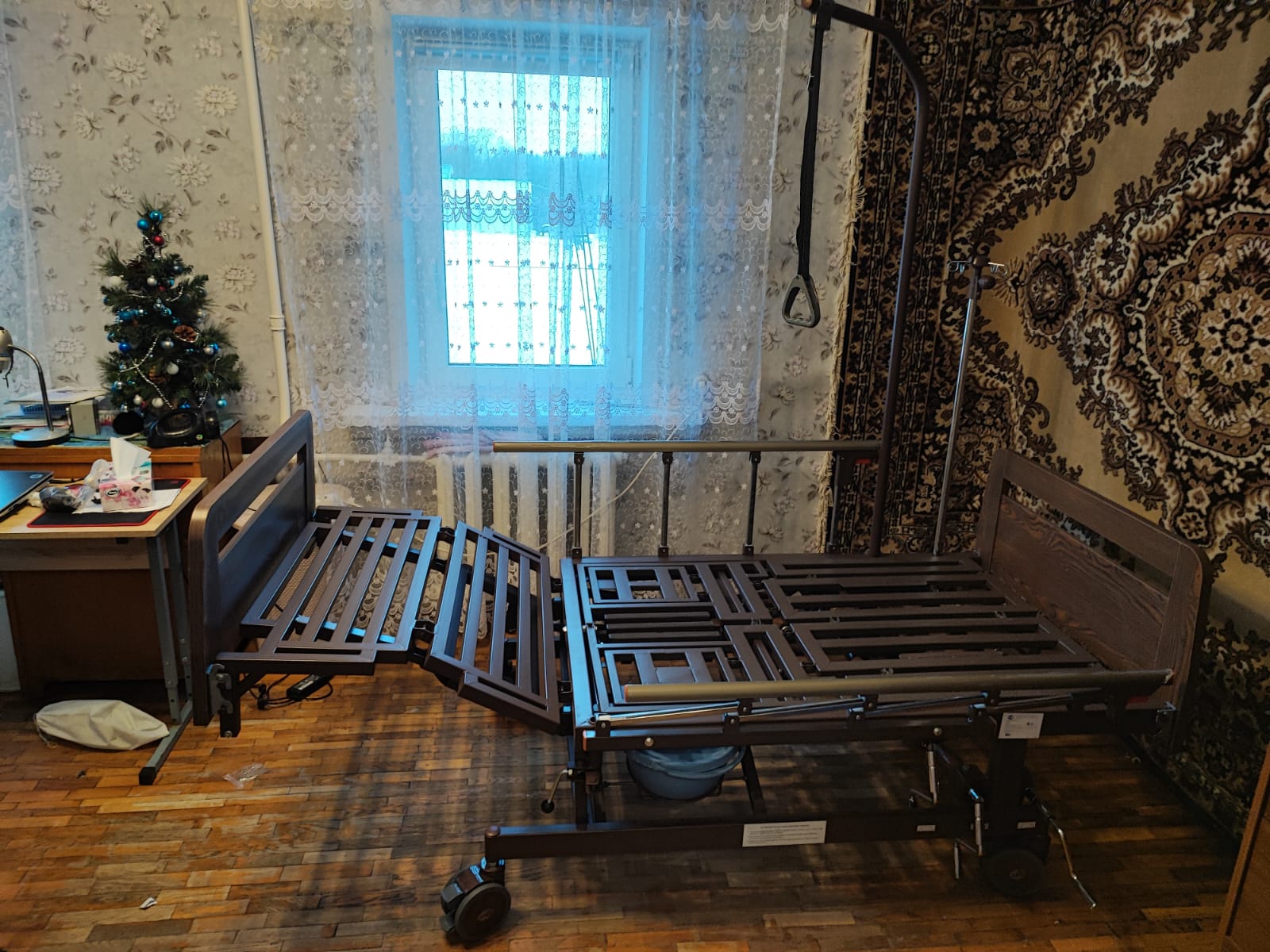 Кровать механическая медицинская функциональная с принадлежностями  NV 6 MT (E-45A)