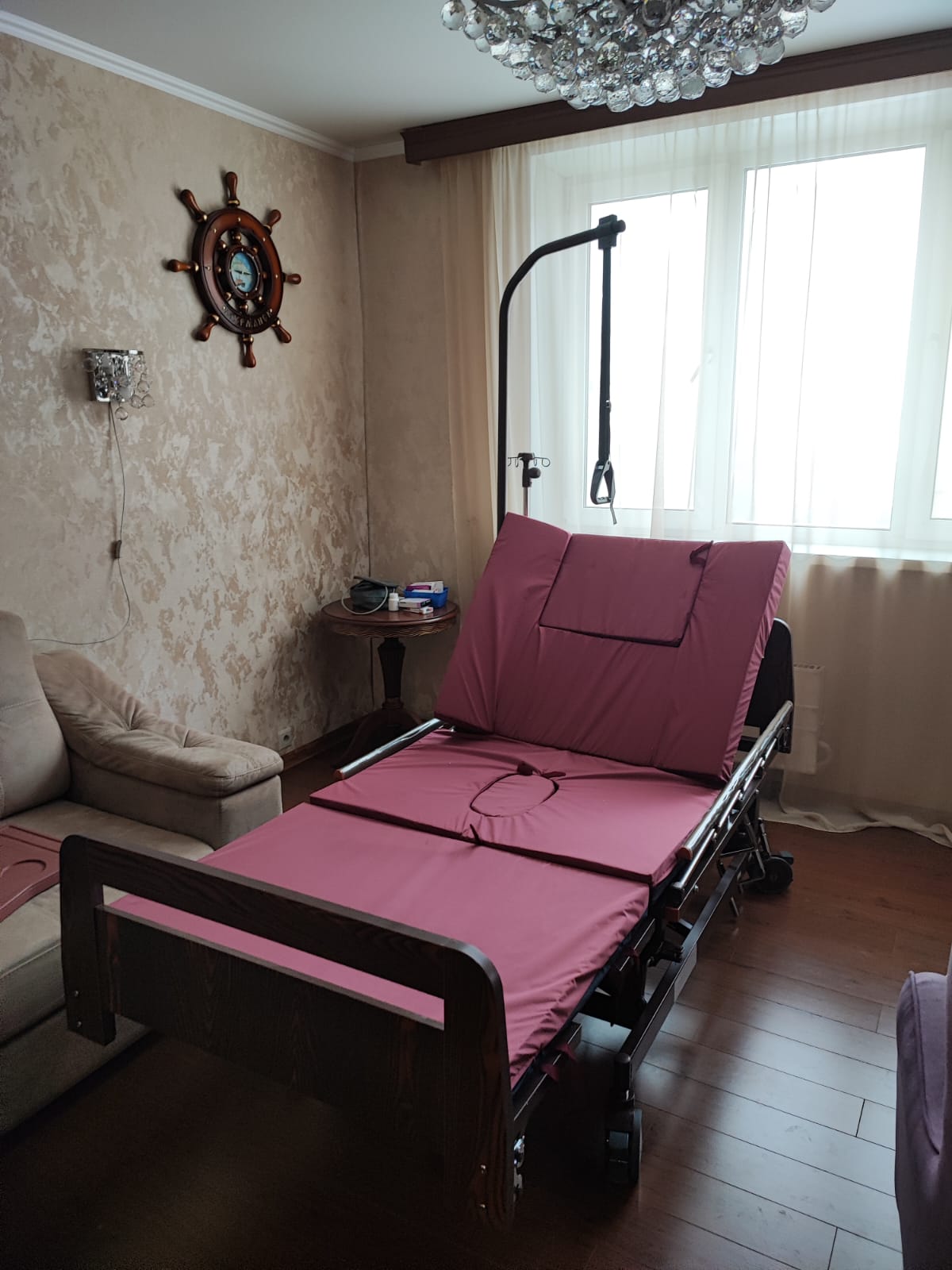 Кровать механическая медицинская функциональная с принадлежностями  NV 6 MT (E-45A)